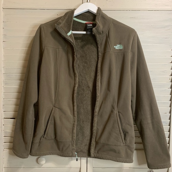 The North face medium weight zip up jacket size large